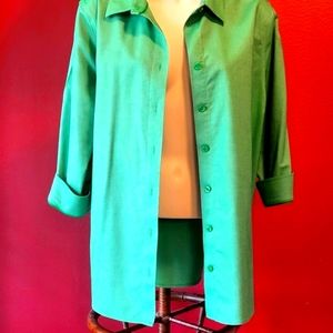 Chicos Crisp Linen size 12 NWOT